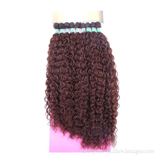 22 Inch Natural Smooth Protein Fiber 100% Synthetic Wave Italian Hair Extension